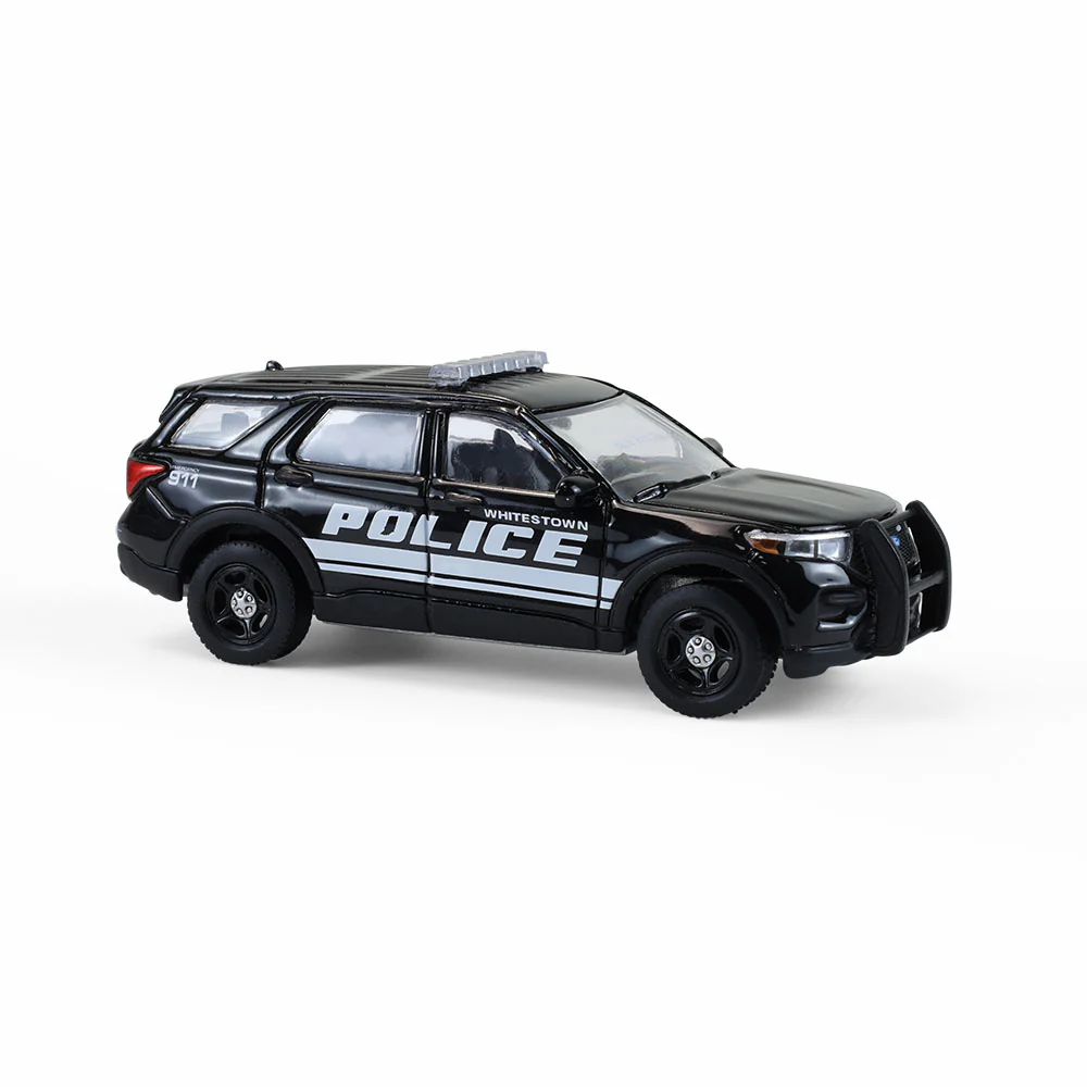 2023 Ford Police Interceptor Utility – Whitestown Police Dept., Whitestown, IN (Hot Pursuit Series 47) Diecast 1:64 Scale Model - Greenlight 43050D - Image 3