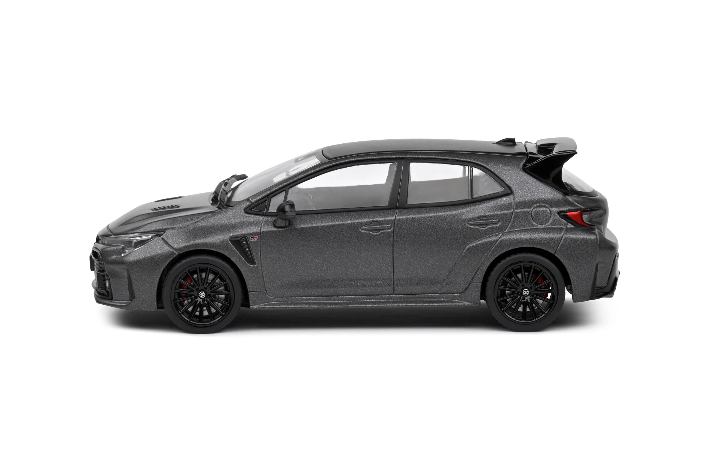 2023 Toyota Corolla GR Circuit Edition - Heavy Metal Grey Diecast 1:43 Scale Model - Solido S4314201 - Image 2