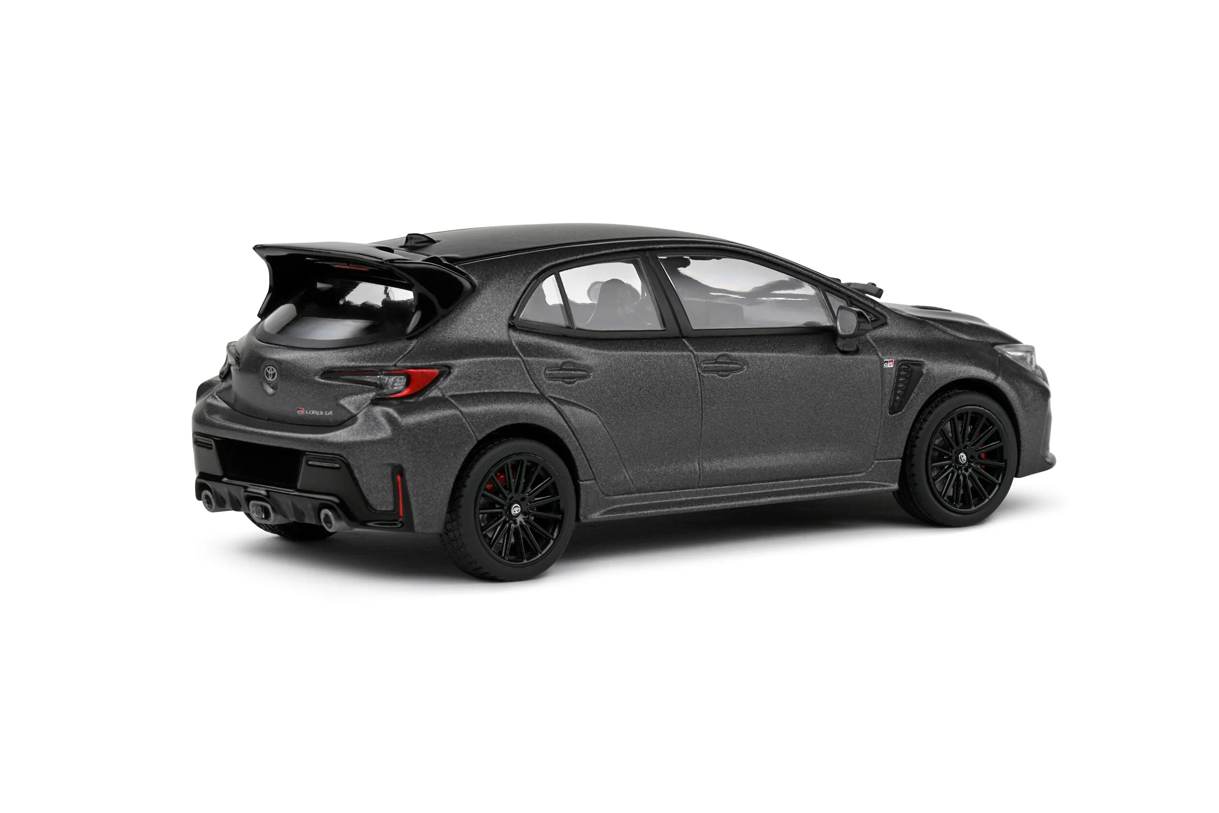2023 Toyota Corolla GR Circuit Edition - Heavy Metal Grey Diecast 1:43 Scale Model - Solido S4314201 - Image 4