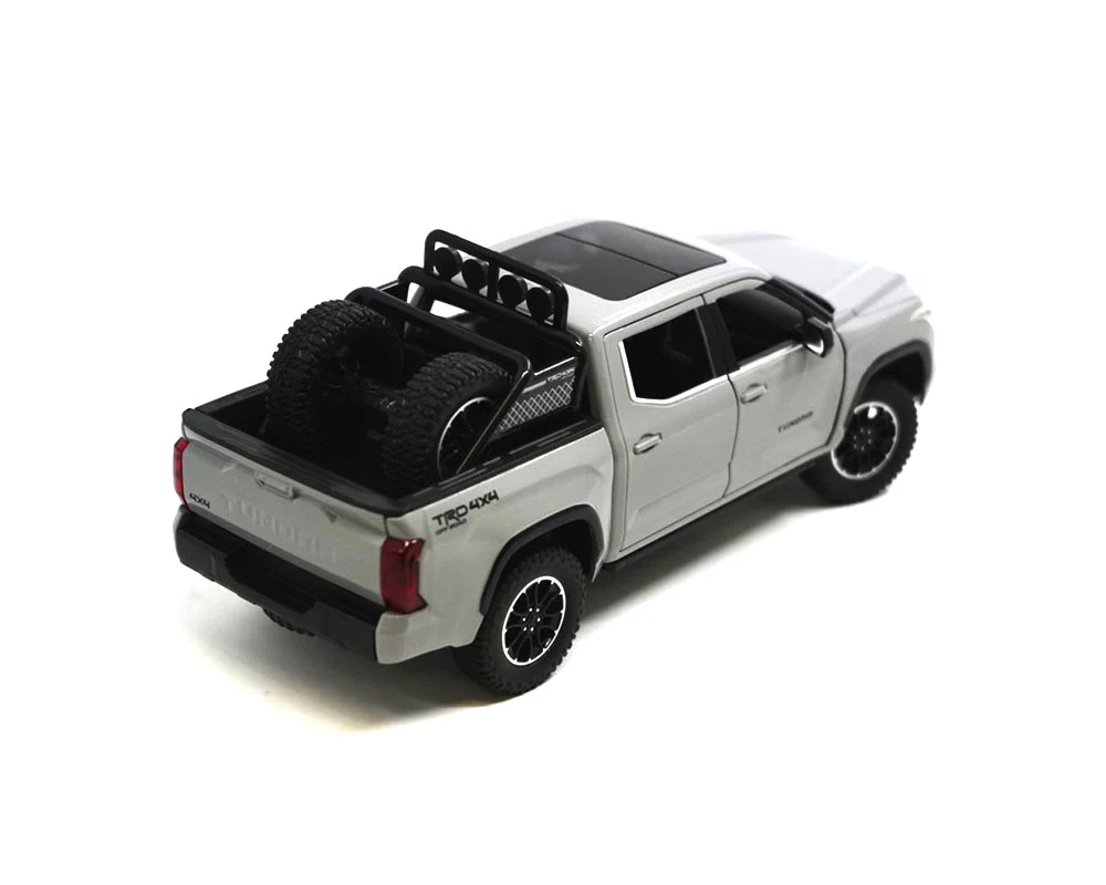 2023 Toyota Tundra TRD Off-Road 4×4 – Cement Grey Diecast 1:24 Scale Model - H08555RCM - Image 3
