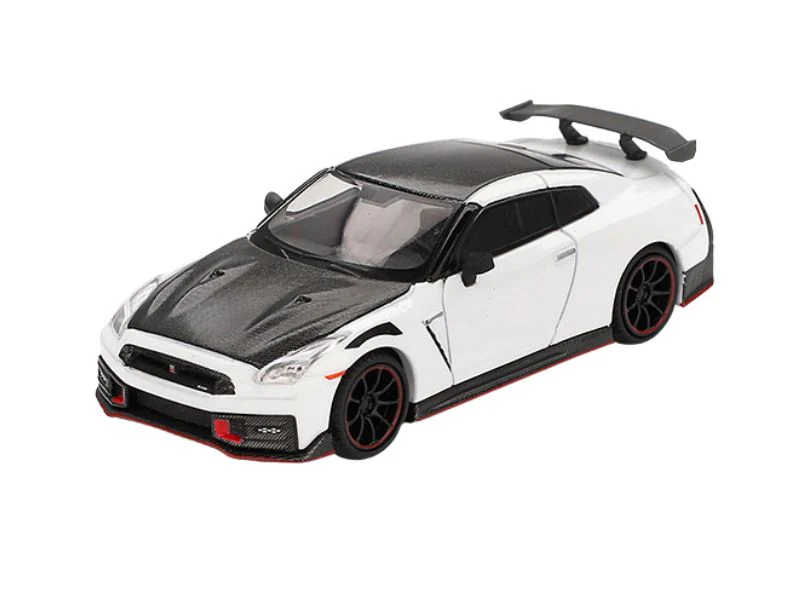 2024 Nissan GT-R Nismo – Brilliant White Pearl (Mini GT) Diecast 1:64 Scale Model - TSM MGT01045
