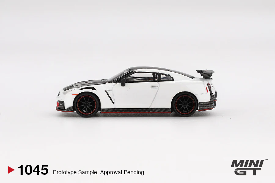 2024 Nissan GT-R Nismo – Brilliant White Pearl (Mini GT) Diecast 1:64 Scale Model - TSM MGT01045 - Image 3