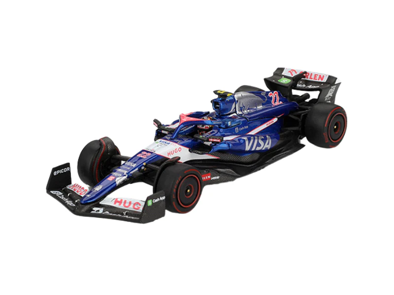 2024 RB VCARB 01 #22 Yuki Tsunoda 2024 F1 Bahrain GP (Mini GT) Diecast 1:64 Scale Model - TSM MGT01007