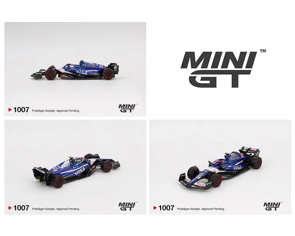 2024 RB VCARB 01 #22 Yuki Tsunoda 2024 F1 Bahrain GP (Mini GT) Diecast 1:64 Scale Model - TSM MGT01007 - Image 2