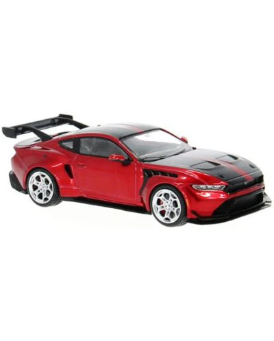 2025 Ford Mustang GTD Metallic Dark Red Diecast 1:43 Scale Model - IXO America MOC34422 - Image 2