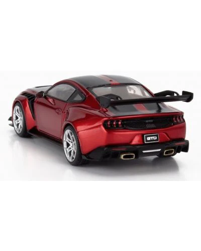 2025 Ford Mustang GTD Metallic Dark Red Diecast 1:43 Scale Model - IXO America MOC34422 - Image 4