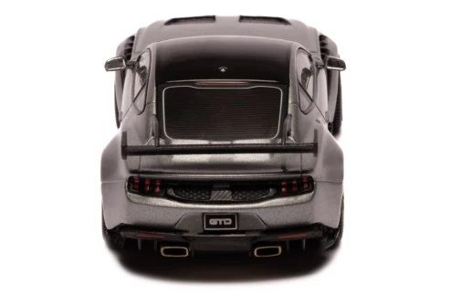 2025 Ford Mustang GTD Metallic Grey Diecast 1:43 Scale Model - IXO America MOC34322 - Image 6