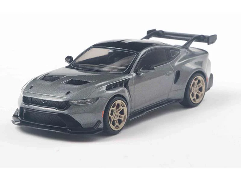 2025 Ford Mustang GTD Metallic Grey Diecast 1:43 Scale Model - IXO America MOC34322 - Image 8