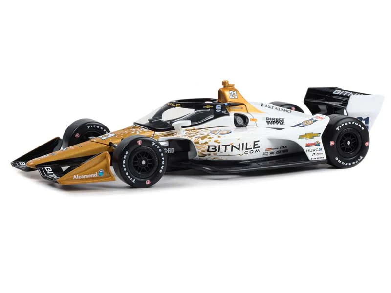 #21 Rinus VeeKay / Ed Carpenter Racing Bitnile (2023 NTT IndyCar Series) Diecast 1:18 Scale Model - Greenlight 11215
