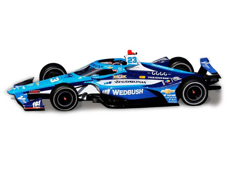 #23 Ryan Hunter-Reay / Dreyer & Reinbold Racing / Cusick Motorsports (2025 NTT INDYCAR Series) Diecast 1:18 Scale Model - IXO IND18030