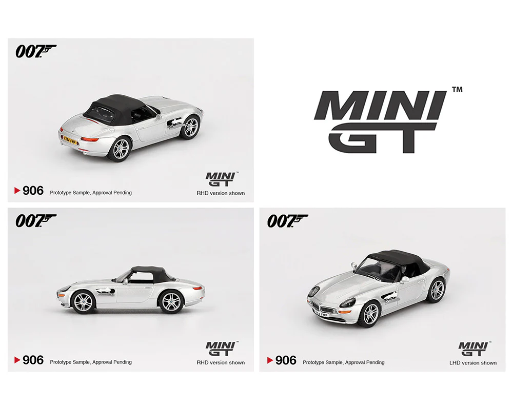 BMW Z8 The World Is Not Enough – English Version Packaging (Mini GT) Diecast 1:64 Scale Model - TSM MGT00906-007E - Image 2