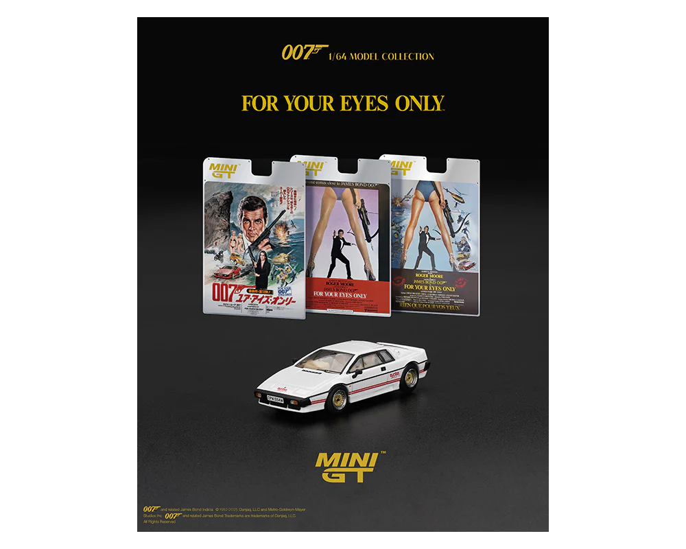 24 PACK Lotus Esprit Turbo White - For Your Eyes Only – English Version Packaging (Mini GT) Diecast 1:64 Scale Model - TSM MGT00907-007E - Image 4