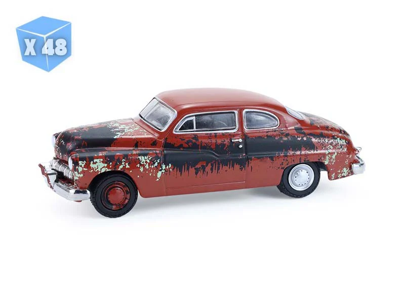 48 PACK 1949 Mercury Eight - Barn Find (Down on the Farm Series 11) Diecast 1:64 Scale Model - Greenlight 48110A