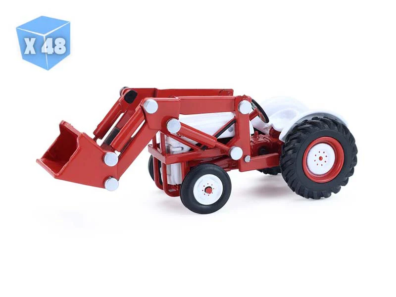48 PACK 1952 Ford 8N – Red & White (Down on the Farm Series 11) Diecast 1:64 Scale Model - Greenlight 48110C