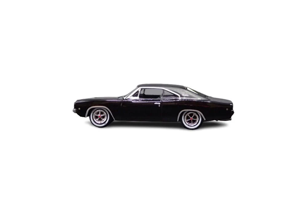 6 PACK 1968 Dodge Charger R/T - Black Diecast 1:64 Scale Model - Greenlight 44724 - Image 2