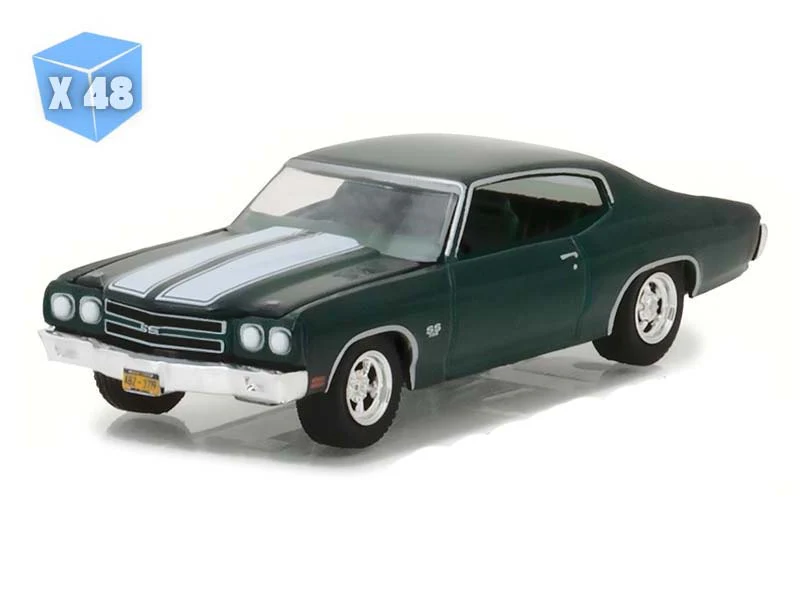 48 PACK 1970 Chevrolet Chevelle SS 396 - John Wick: Chapter 2 (Hollywood Series 18) Diecast 1:64 Scale Model - Greenlight 44780F