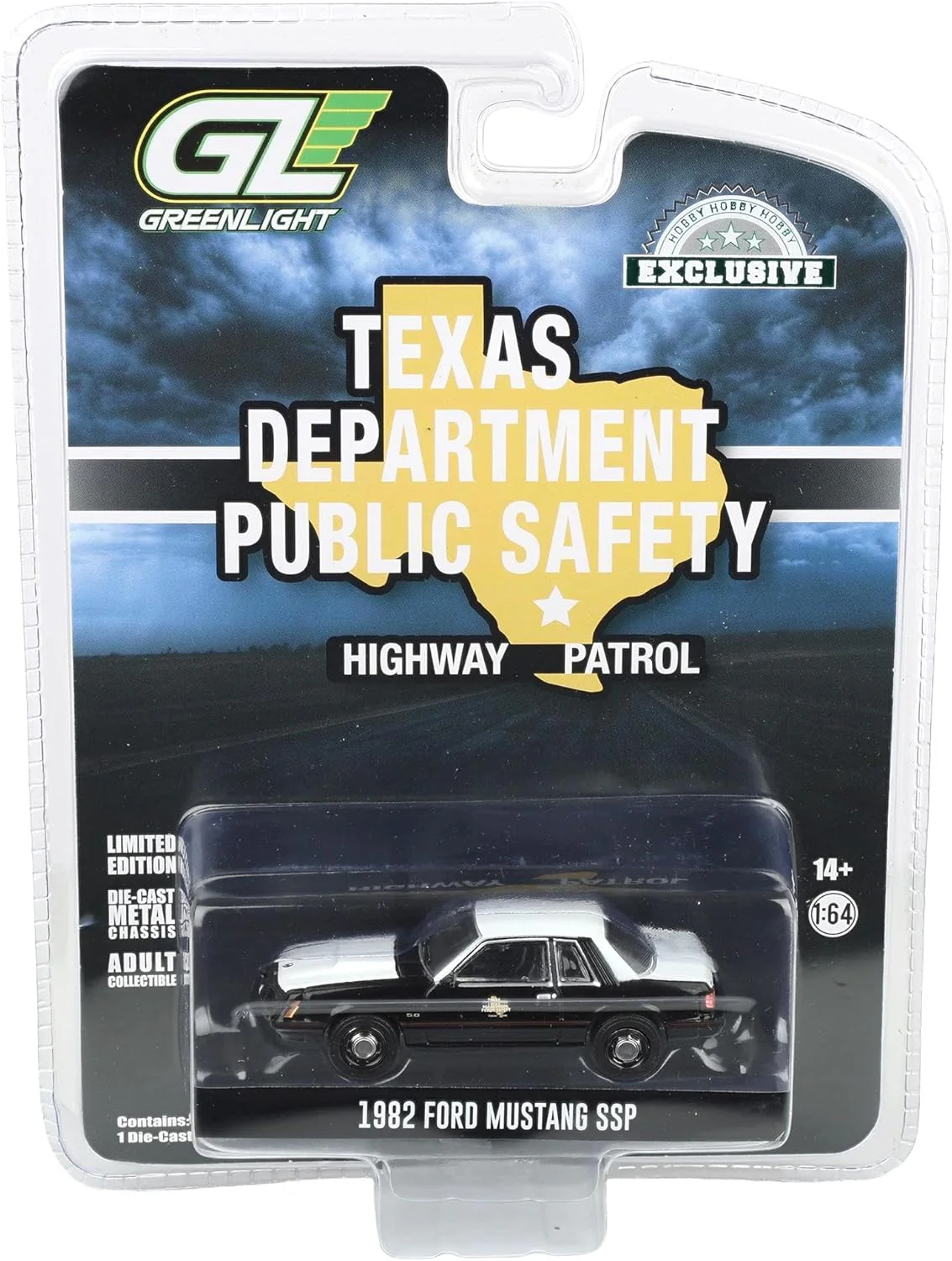 12 PACK 1982 Ford Mustang SSP - Texas Department of Public Safety (Hot Pursuit) Diecast 1:64 Scale Model - Greenlight 30542 - Image 6