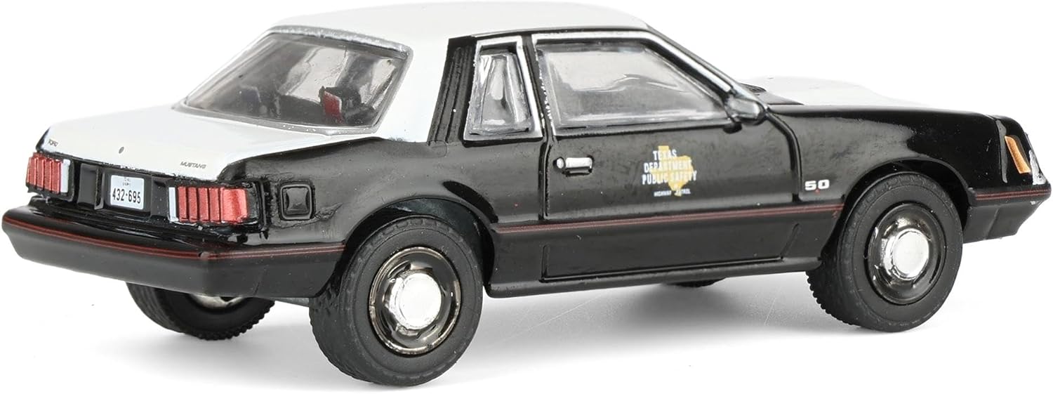 12 PACK 1982 Ford Mustang SSP - Texas Department of Public Safety (Hot Pursuit) Diecast 1:64 Scale Model - Greenlight 30542 - Image 3