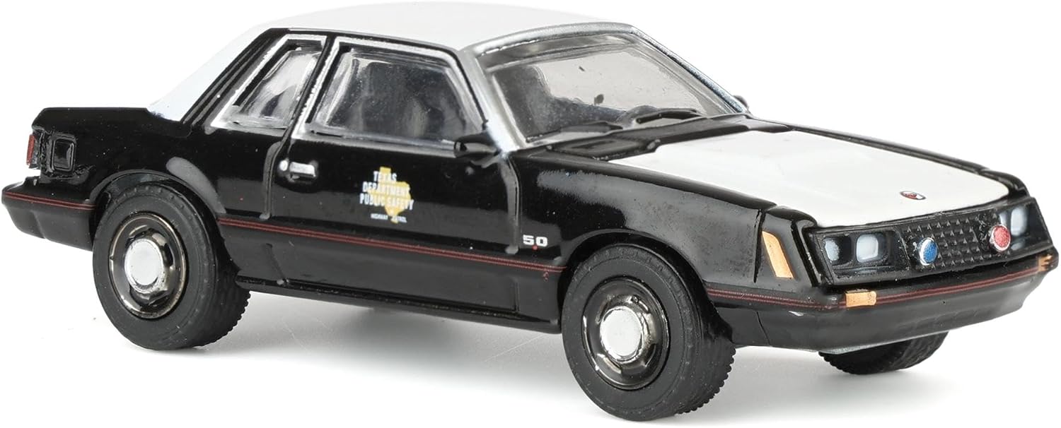 12 PACK 1982 Ford Mustang SSP - Texas Department of Public Safety (Hot Pursuit) Diecast 1:64 Scale Model - Greenlight 30542 - Image 4