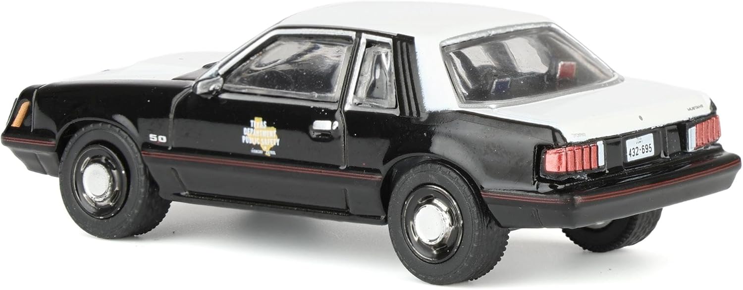 12 PACK 1982 Ford Mustang SSP - Texas Department of Public Safety (Hot Pursuit) Diecast 1:64 Scale Model - Greenlight 30542 - Image 5
