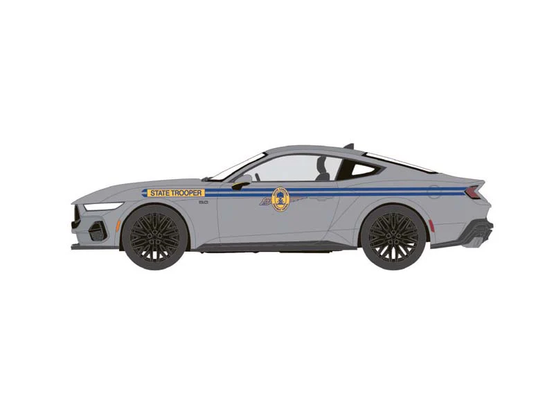 48 PACK 2023 Ford Mustang GT – South Carolina Highway Patrol (Hot Pursuit Series 47) Diecast 1:64 Scale Model - Greenlight 43050F - Image 9