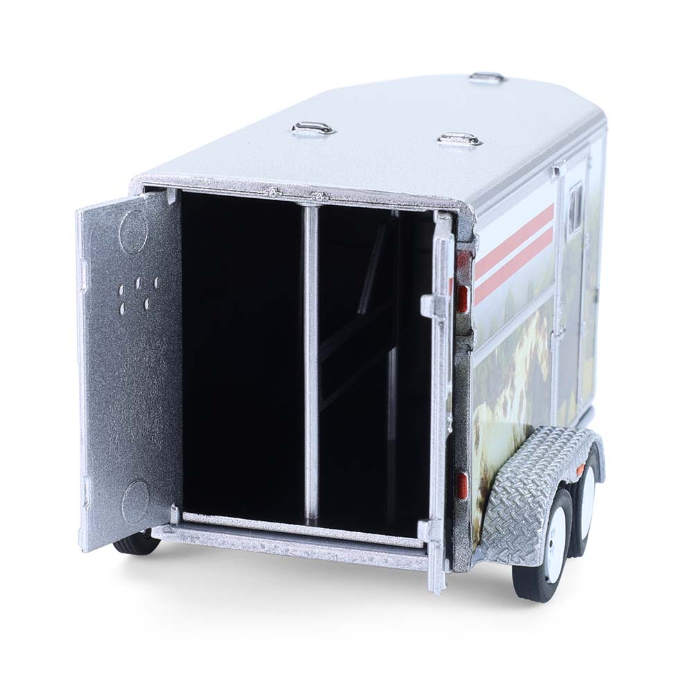 48 PACK Horse Trailer - Custom Horse Wrap (Down on the Farm Series 11) Diecast 1:64 Scale Model - Greenlight 48110F - Image 4