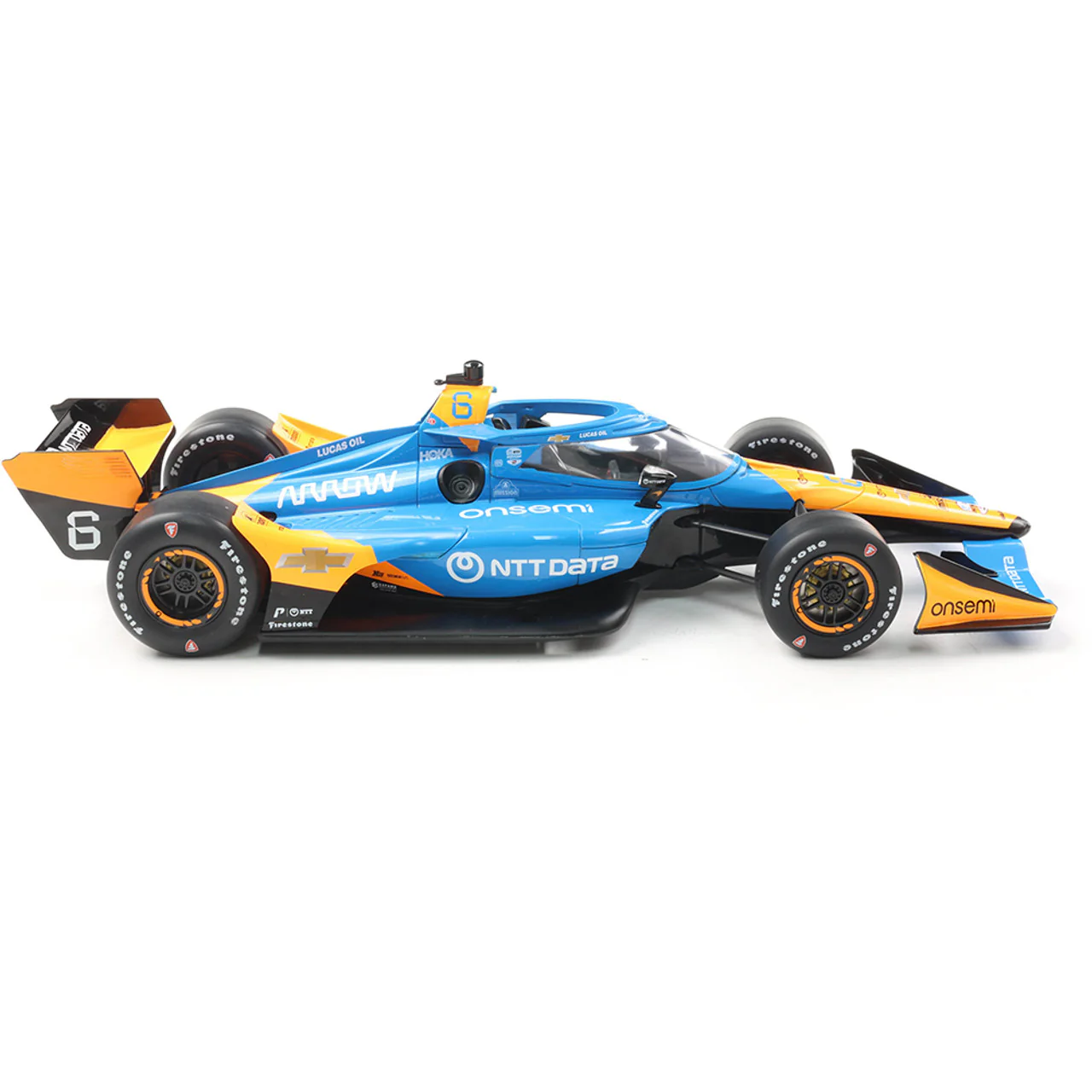 #6 Nolan Siegel / Arrow McLaren NTT Data Road Course (2025 NTT INDYCAR Series) Diecast 1:18 Scale Model - IXO America IND18009 - Image 5