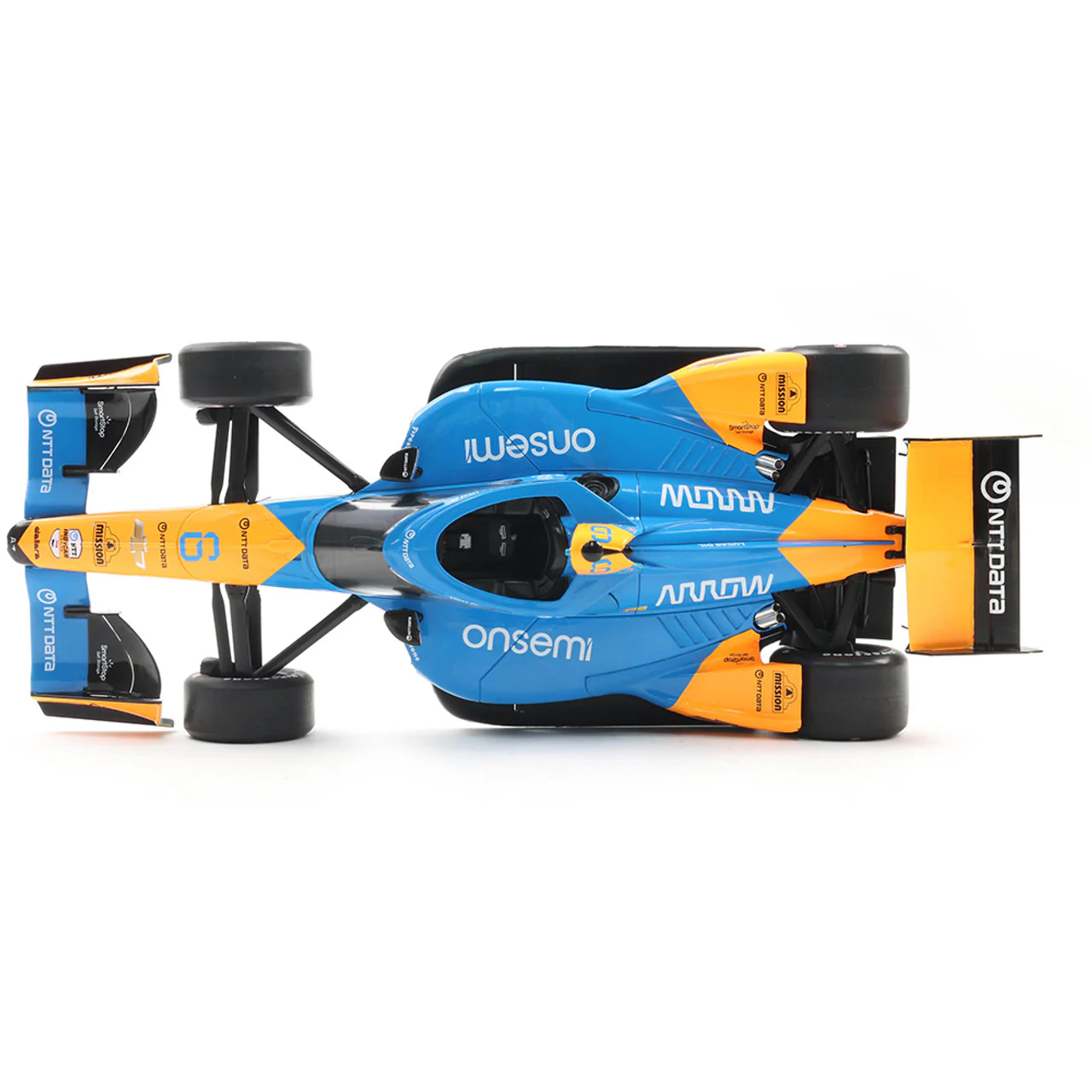 #6 Nolan Siegel / Arrow McLaren NTT Data Road Course (2025 NTT INDYCAR Series) Diecast 1:18 Scale Model - IXO America IND18009 - Image 9