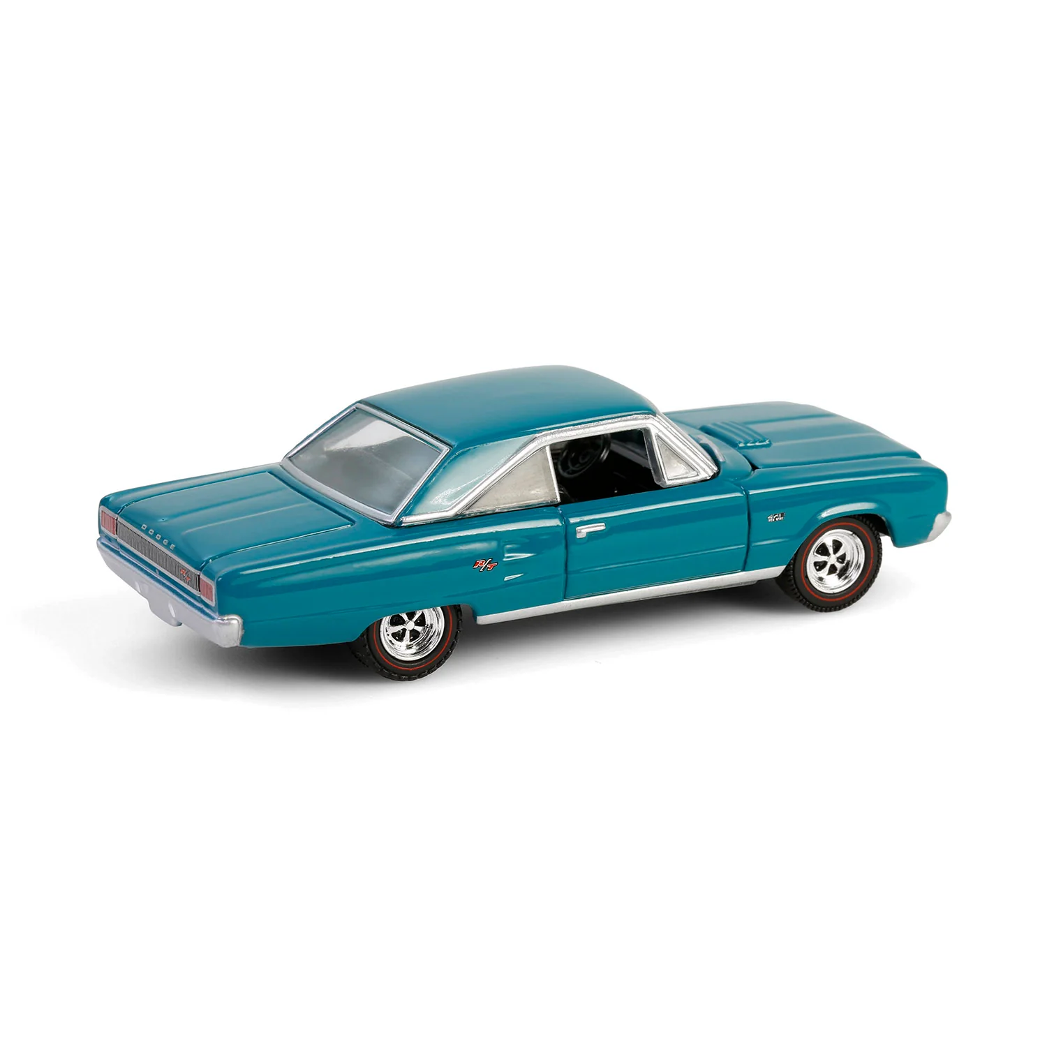 6 PACK 1967 Dodge Coronet R/T Hemi - Medium Turquoise (Anniversary Collection Series 17) Diecast 1:64 Scale Model - Greenlight 28160C - Image 2