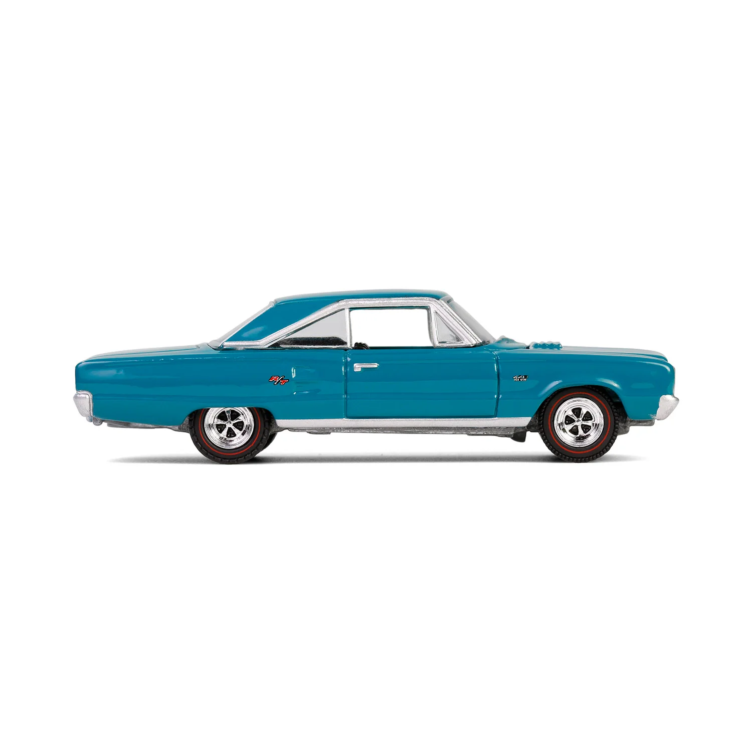 6 PACK 1967 Dodge Coronet R/T Hemi - Medium Turquoise (Anniversary Collection Series 17) Diecast 1:64 Scale Model - Greenlight 28160C - Image 4