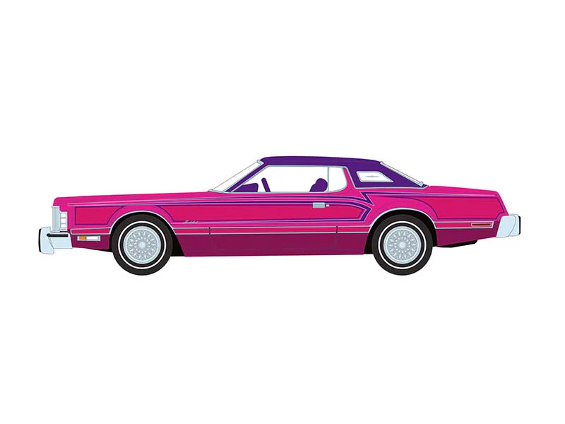 1975 Ford Thunderbird Lowrider (California Lowriders Series 7) Diecast 1:64 Scale Model - Greenlight 63080E - Image 2