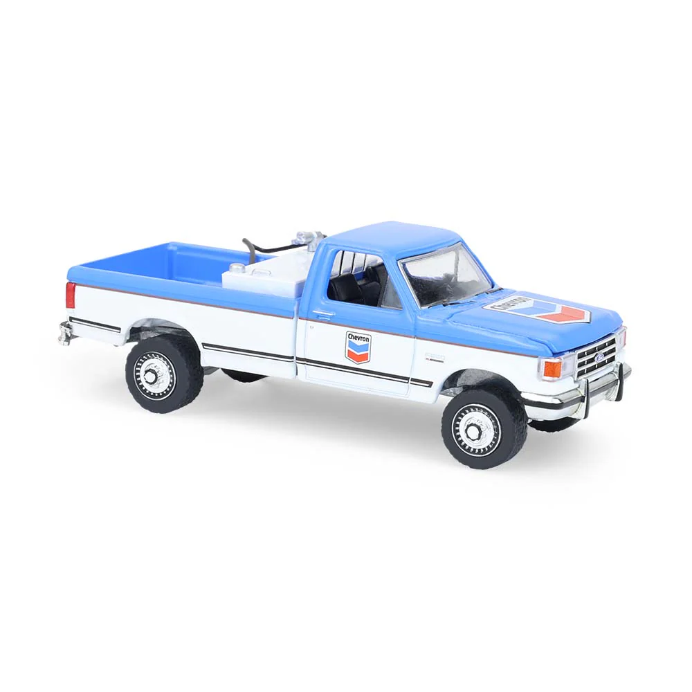 1991 Ford F-250 XL – Chevron (Blue Collar Collection Series 14) Diecast 1:64 Scale Model - Greenlight 35300D - Image 5