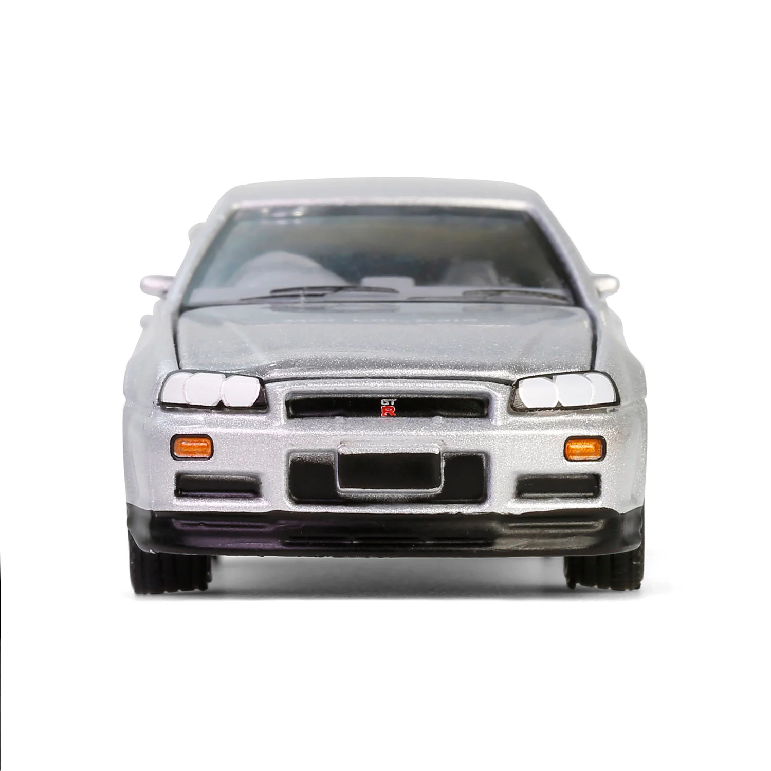 48 PACK 1999 Nissan Skyline V-Spec (R34) - Sonic Silver (Anniversary Collection Series 17) Diecast 1:64 Scale Model - Greenlight 28160E - Image 4