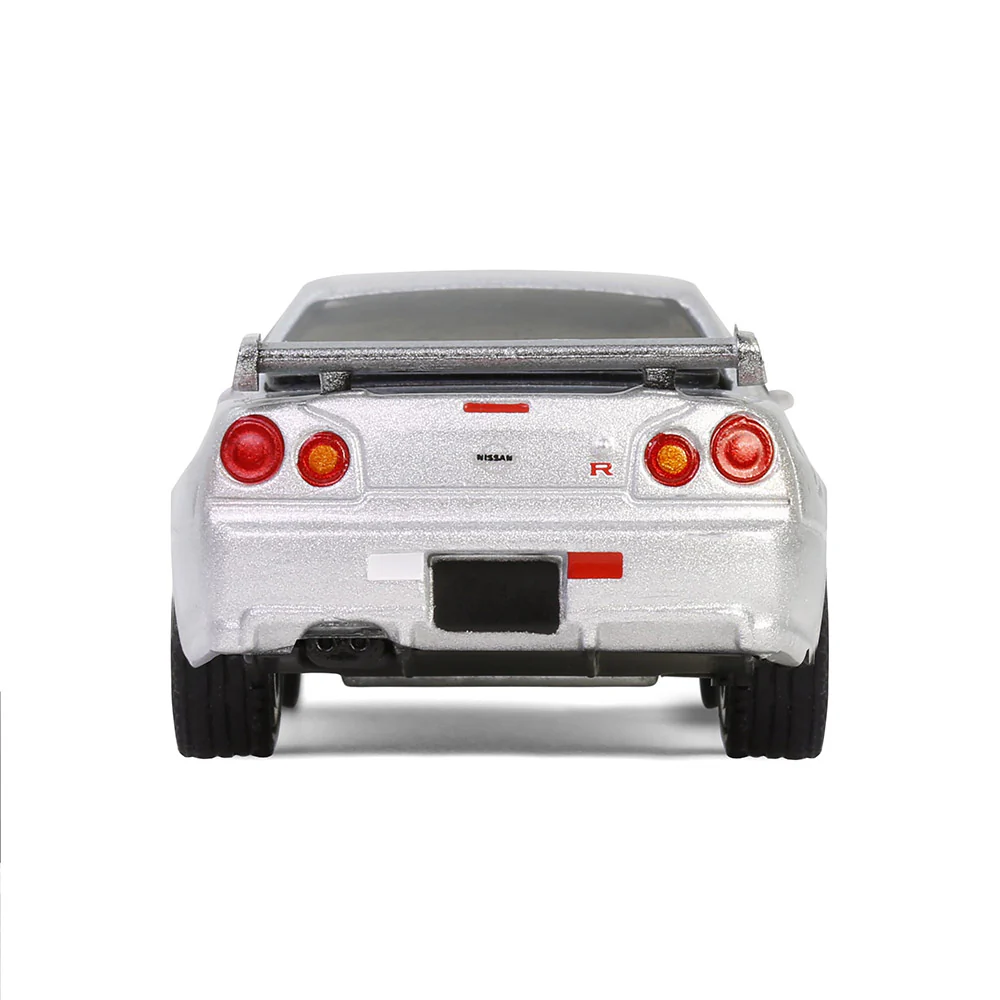 48 PACK 1999 Nissan Skyline V-Spec (R34) - Sonic Silver (Anniversary Collection Series 17) Diecast 1:64 Scale Model - Greenlight 28160E - Image 7