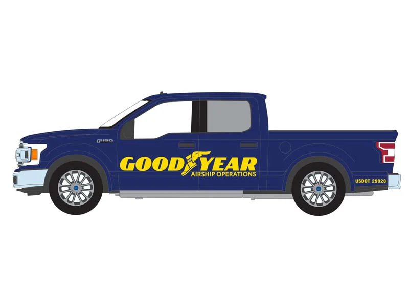 6 PACK 2020 Ford F-150 Goodyear Airship Operations - 125 Years (Anniversary Collection Series 16) Diecast 1:64 Scale Model - Greenlight 28140D - Image 3