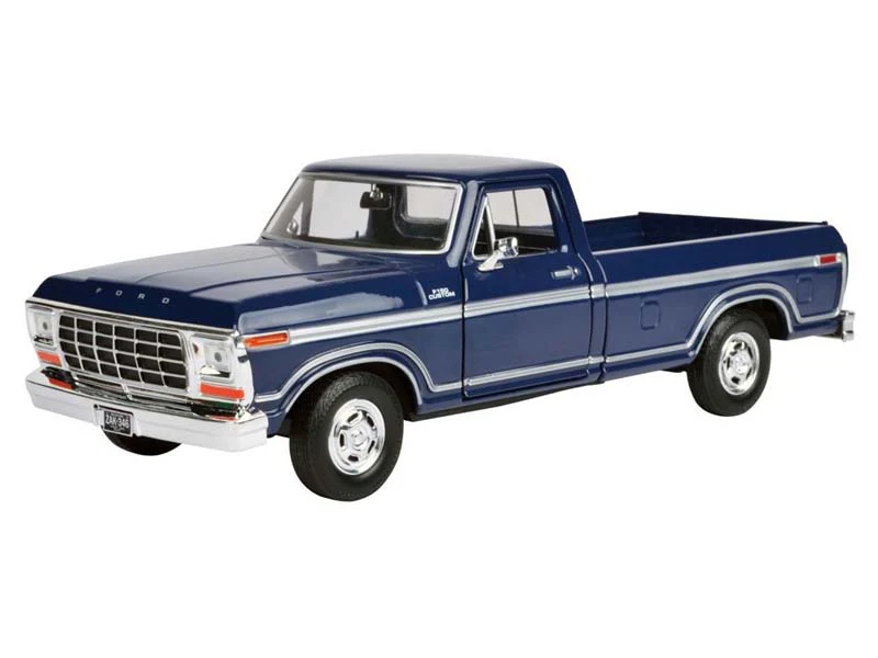6 PACK CASE - 1979 Ford F-150 Pickup Truck - Blue (Timeless Legends) Diecast 1:24 Model - Motormax 79346BL