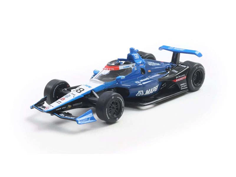 #98 Marco Andretti / Andretti Global, TBD - Road Course (2025 NTT IndyCar Series) Diecast 1:64 Scale Model - IXO America IND64022