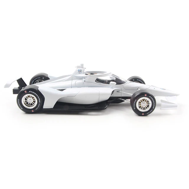 Blank White Autograph Car - Super Speedway Confirguration (2025 NTT INDYCAR Series) Diecast 1:18 Scale Model - IXO IND18002 - Image 5