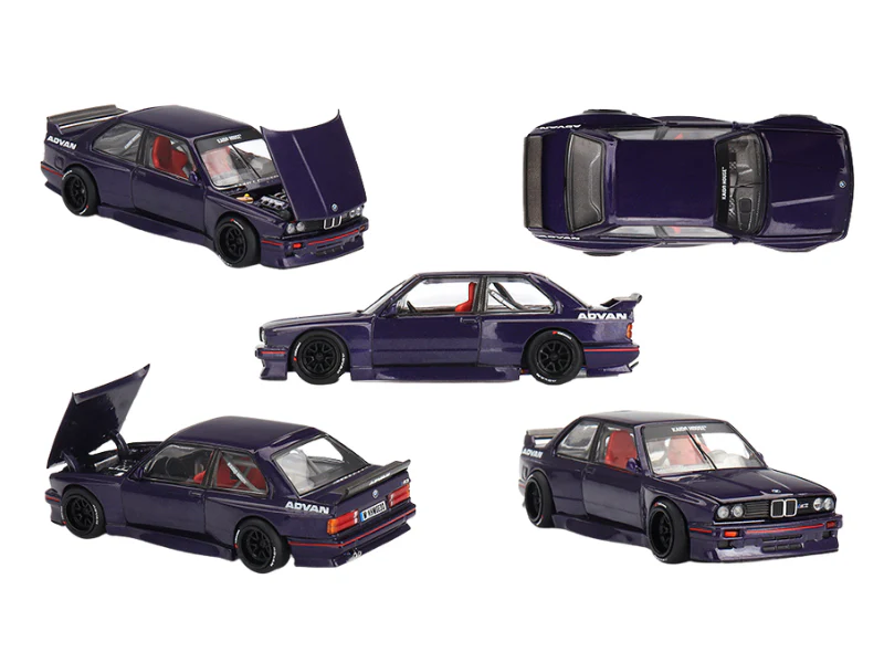 BMW M3 Kaido GT V2- Purple (Kaido House x Mini GT) Diecast 1:64 Scale Model - TSM KHMG216