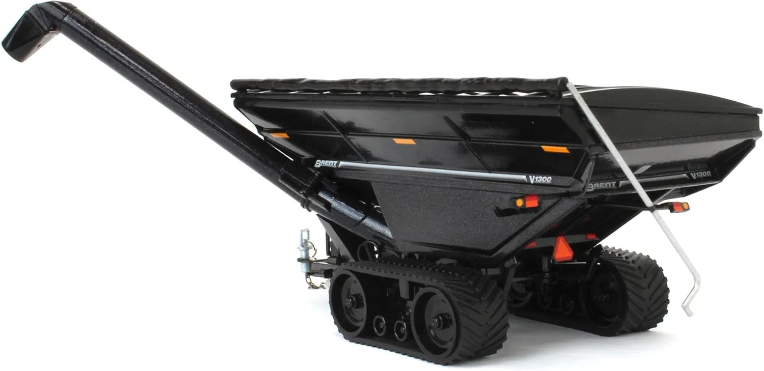 Brent V1300 Grain Cart w/ Tracks - Metallic Black Diecast 1:64 Scale Model - SpecCast UBC068 - Image 3
