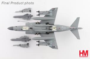 British Sea Harrier FA.2 ZH796 Royal Navy Fairford 2018 (w/ Sea Eagle missiles) Diecast 1:72 Scale Model - Hobby Master HA4108 - Image 8