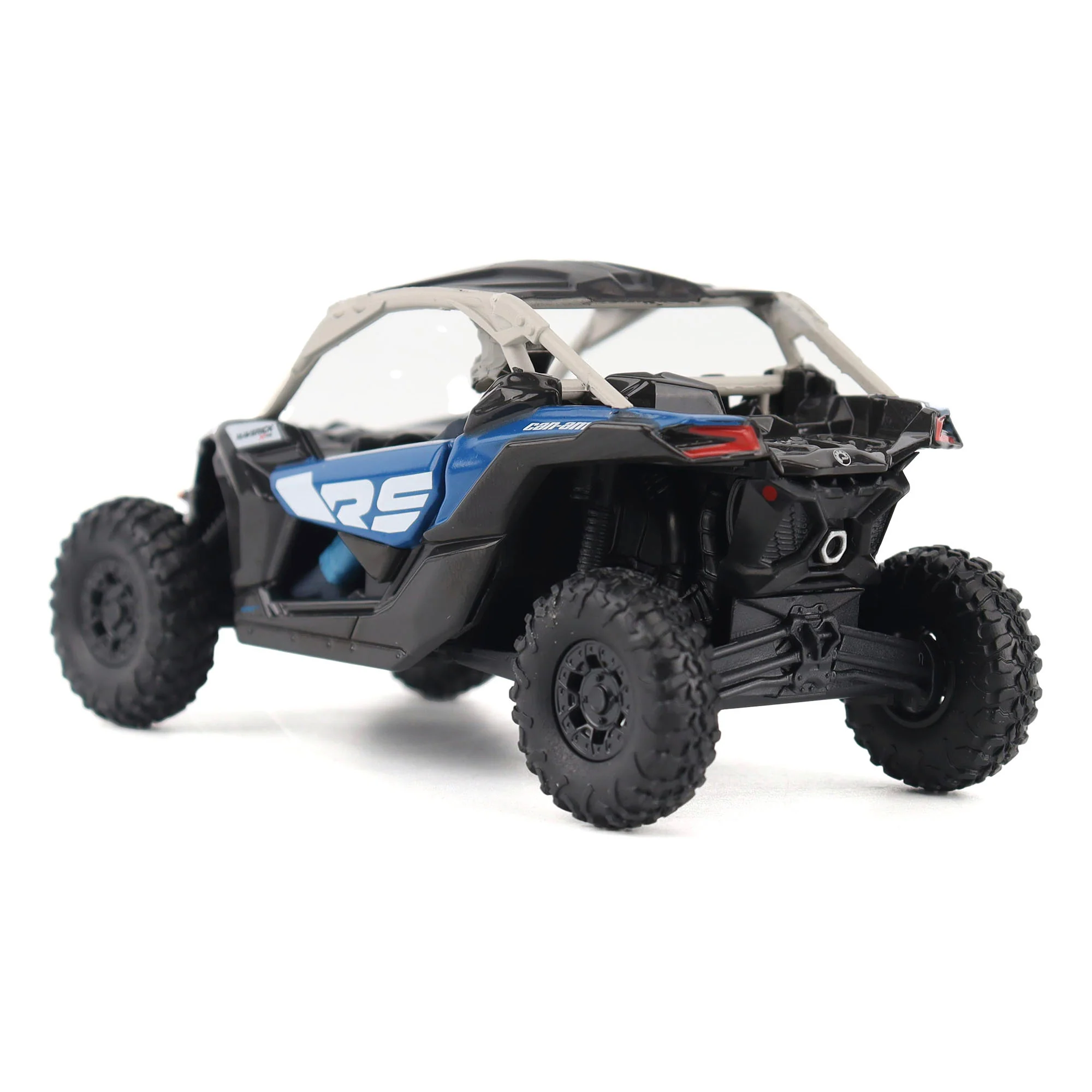 Can-Am Maverick X3 X rs Turbo RR - Intense Blue Carbon Black & Chalk Grey Diecast 1:32 Scale Model - Diecast Masters 60005 - Image 3