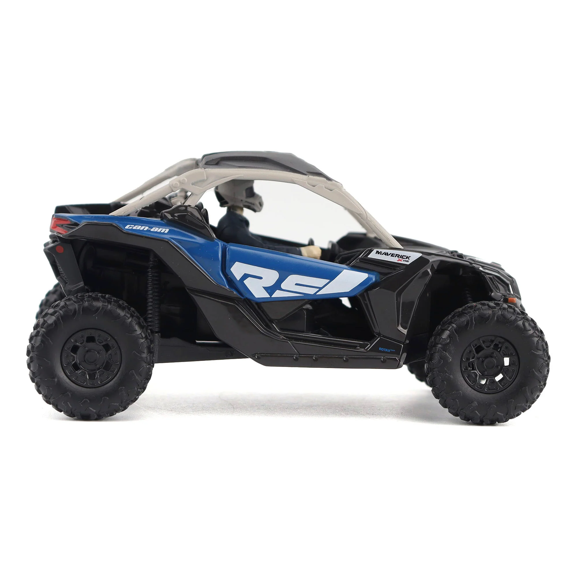 Can-Am Maverick X3 X rs Turbo RR - Intense Blue Carbon Black & Chalk Grey Diecast 1:32 Scale Model - Diecast Masters 60005 - Image 5