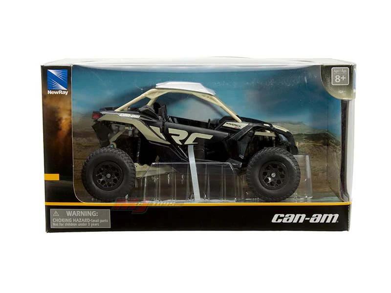 Can-Am Maverick X3 XRC Turbo – Tan Side-By-Side 1:18 Scale Model - New Ray 58283B - Image 2