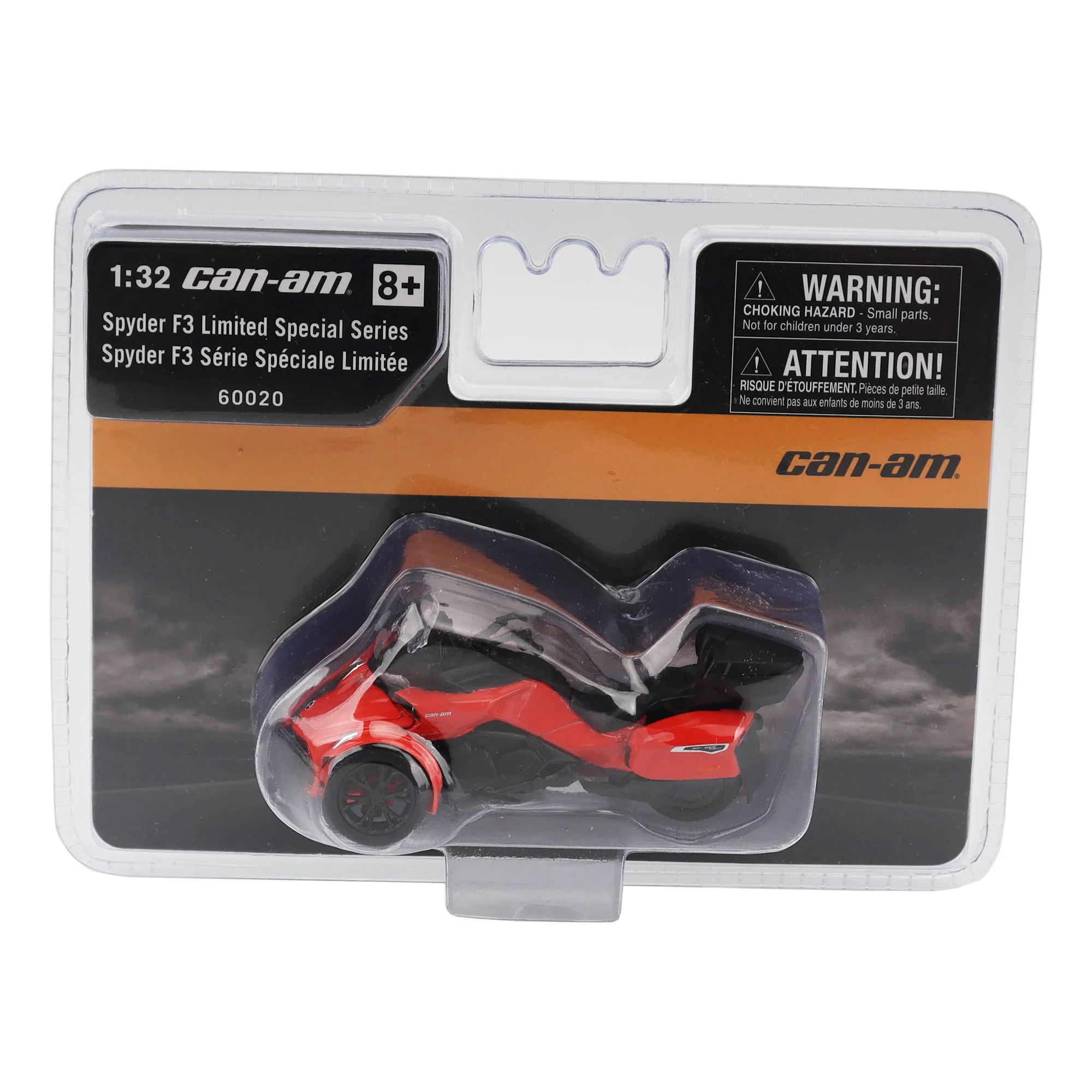Can-Am Spyder F3 Limited Special Series Viper Red Diecast 1:32 Scale Model - Diecast Masters 60020 - Image 8