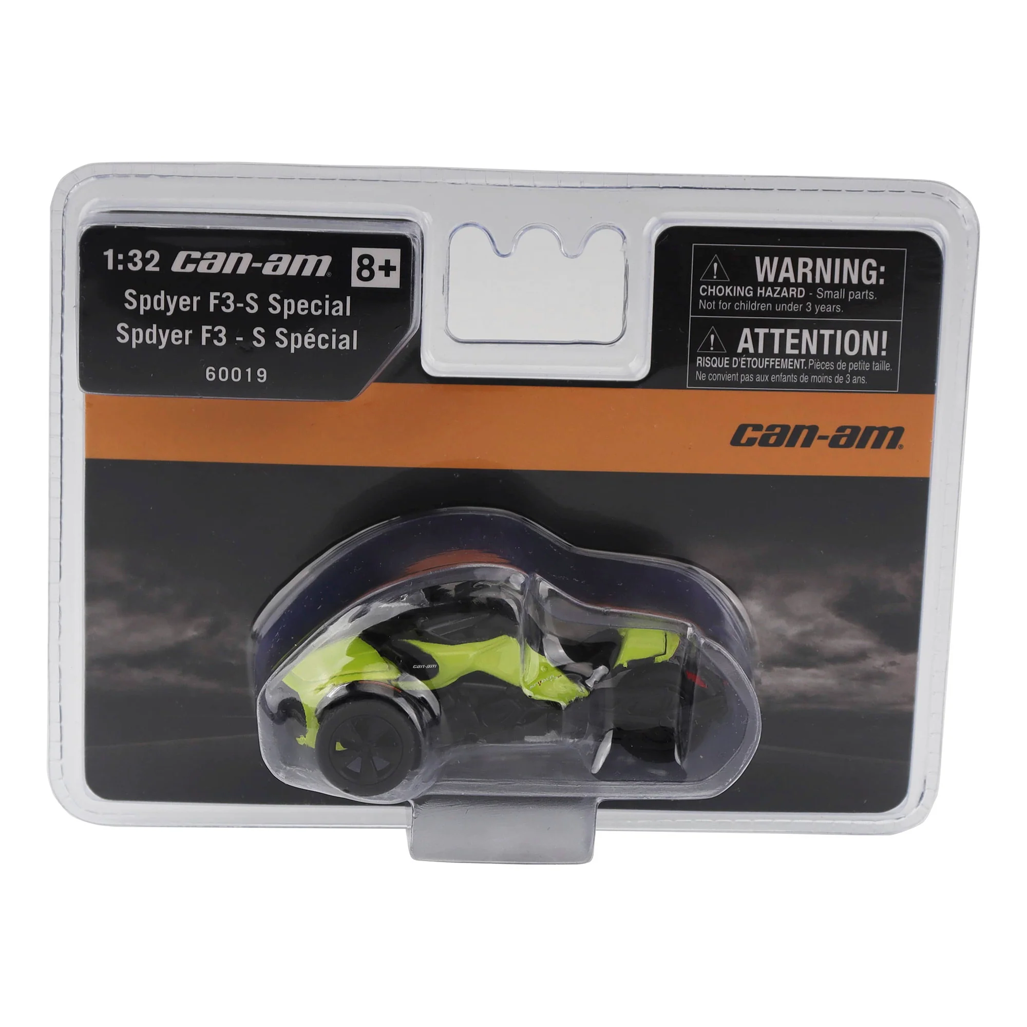 Can-Am Spyder F3-S Special Manta Green Diecast 1:32 Scale Model - Diecast Masters 60019 - Image 8