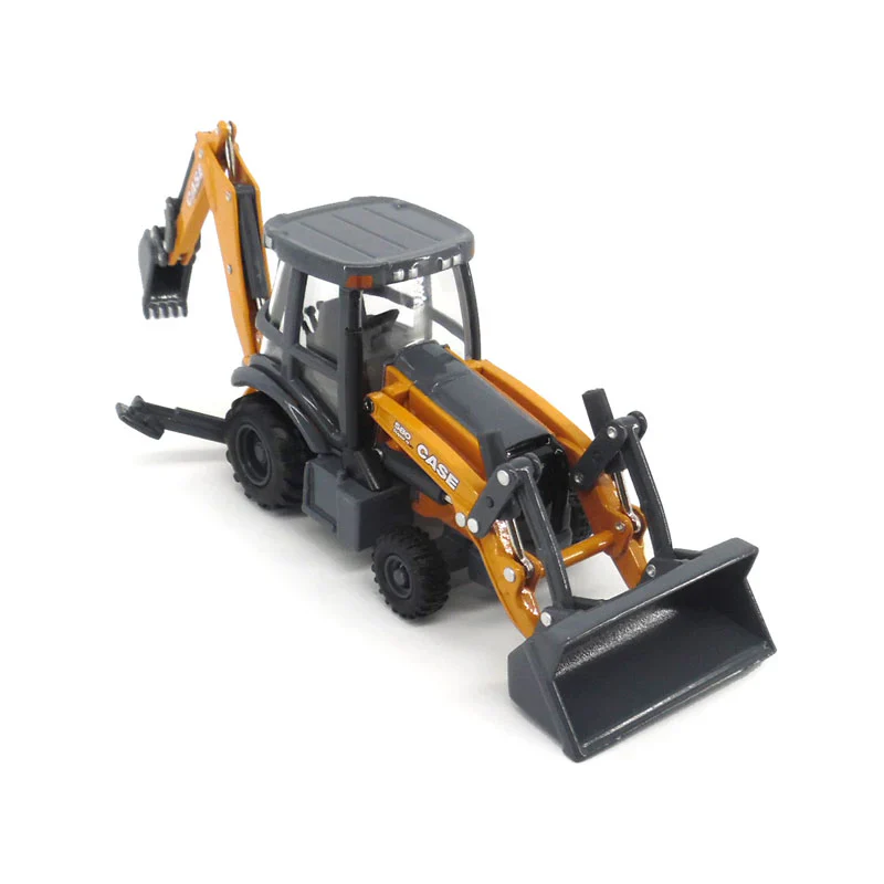 Case 580 Super N WT Backhoe Loader Diecast 1:50 Scale Model - ERTL ZFN14991 - Image 3