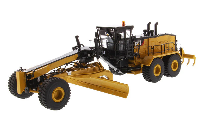 CAT Caterpillar 24 Motor Grader (High Line Series) 1:50 Scale Model - Diecast Masters 85552