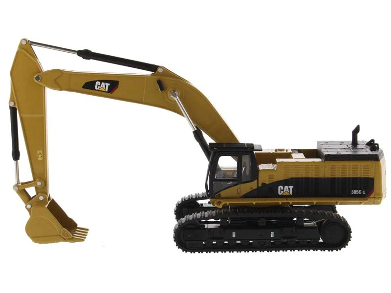 CAT Caterpillar 385C L Hydraulic Tracked Excavator (Construction Metal Series) Diecast 1:64 Scale Model - Diecast Masters 85694 - Image 2