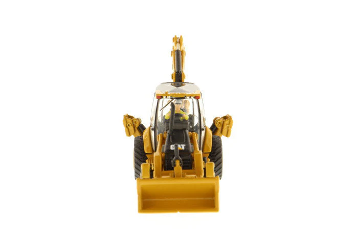 CAT Caterpillar 450E Backhoe Loader (High Line Series) 1:87 HO Scale Model - Diecast Masters 85263 - Image 7